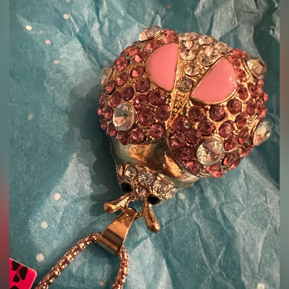 Betsey Johnson Lady Bug Pendant!